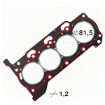 Imagem de JUNTA CABECOTE TOYOTA COROLLA 1.8 2.0 16V 2ZR 3ZR