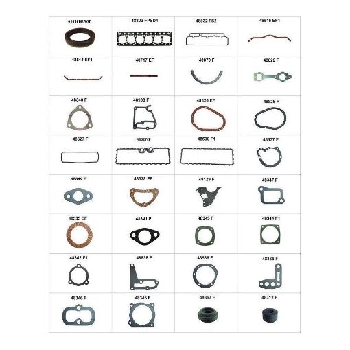 Imagem de JUNTA MOTOR MERCEDES OM 352 OM 352A COM RETENTORES