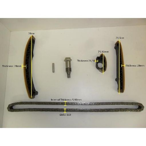 Imagem de KIT CORRENTE MERCEDES SPRINTER 2.2 16V CDI