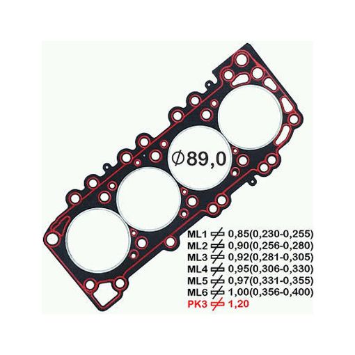 Imagem de JUNTA CABECOTE NISSAN FRONTIER 2.5 16V 08/16 YD25 - 3 PIC