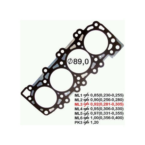 Imagem de JUNTA CABECOTE NISSAN FRONTIER 2.5 16V 12/ YD25ETI - 3 PIC