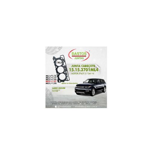 Imagem de JUNTA CABECOTE LAND ROVER RANGE ROVER SPORT 2.7 24V - 4 PIC