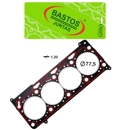 Imagem de JUNTA CABECOTE VW KOMBI 1.4 POWER 1.6 8V