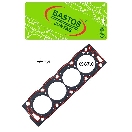 Imagem de JUNTA CABECOTE TOYOTA COROLLA 1.6 1.8 16V 01/ 1ZZ 3ZZ