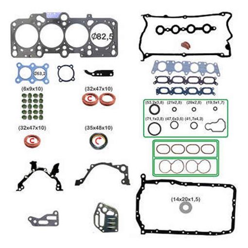 Imagem de JUNTA MOTOR VW AUDI 1.8 TURBO/ASPIRADO