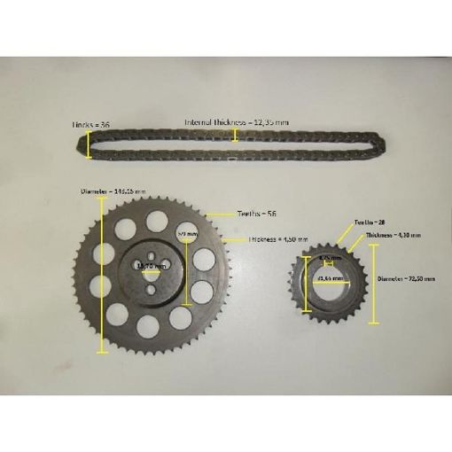 Imagem de KIT CORRENTE GM S10 BLAZER 4.3 V6 99/