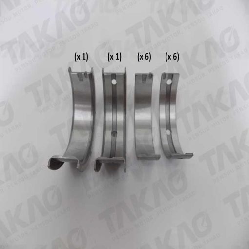 Imagem de BRONZINA MANCAL VOLVO 2.9L 24V L6 DOHC B6304F 91-97 960