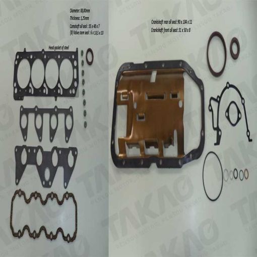 Imagem de JUNTA MOTOR GM 2.4L 8V SOHC 01/ BLAZER. S10