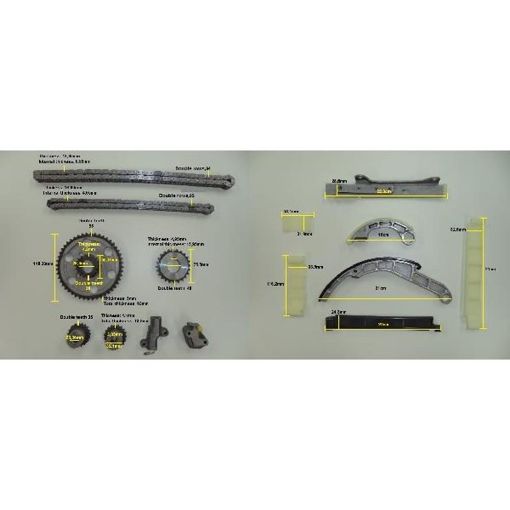 Imagem de KIT CORRENTE NISSAN FRONTIER 2.5 16V \12