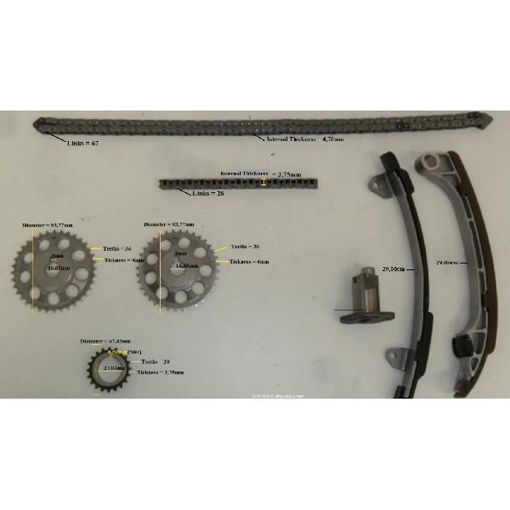 Imagem de KIT CORRENTE RAV 4 2.0 16V 01 A 06 - INCOMPLETO